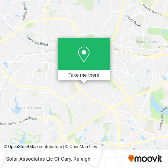 Solar Associates Llc Of Cary map