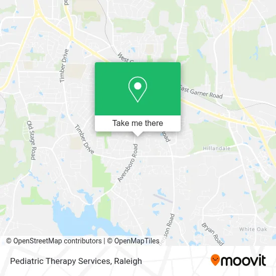Pediatric Therapy Services map