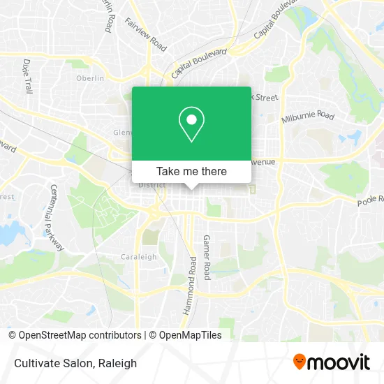 Cultivate Salon map
