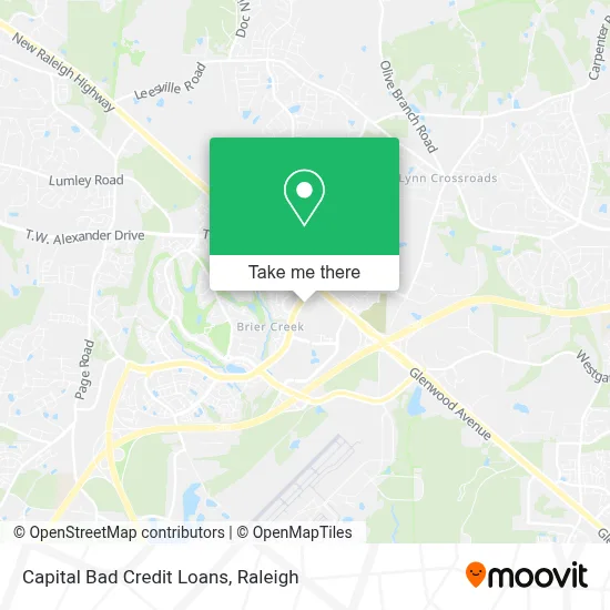 Capital Bad Credit Loans map