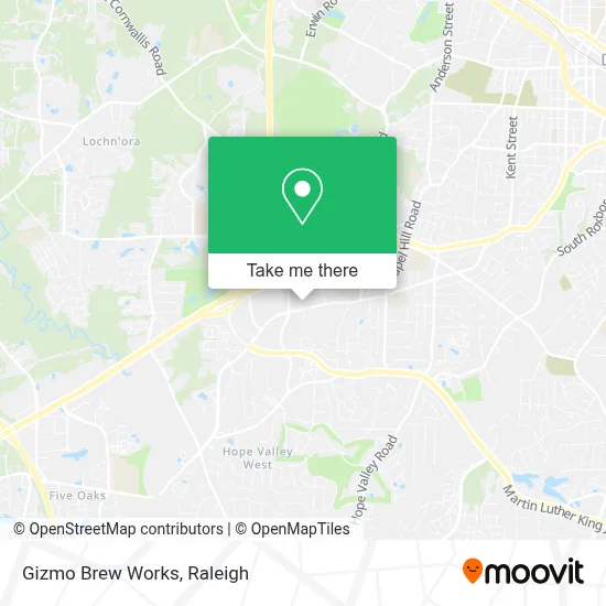 Gizmo Brew Works map
