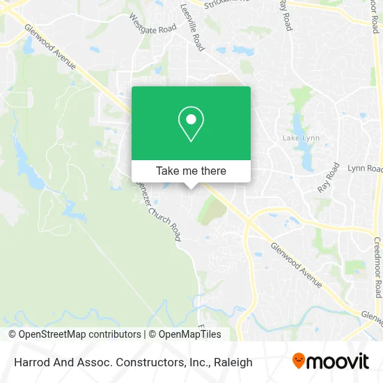 Harrod And Assoc. Constructors, Inc. map