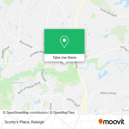 Scotty's Place map