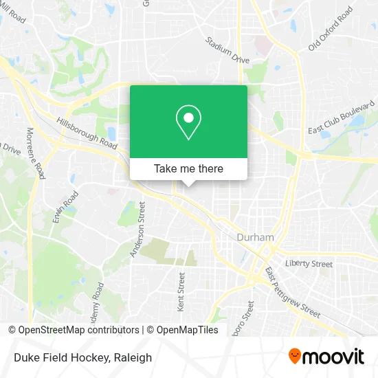 Duke Field Hockey map