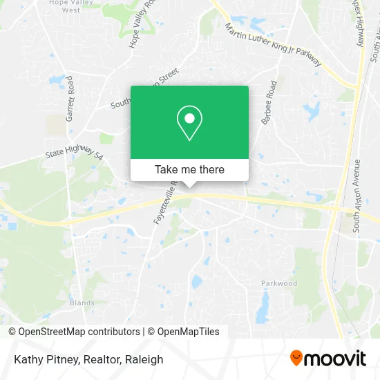 Kathy Pitney, Realtor map