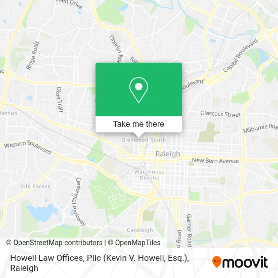 Howell Law Offices, Pllc (Kevin V. Howell, Esq.) map