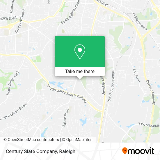 Century Slate Company map