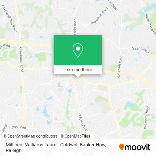 Millicent Williams Team - Coldwell Banker Hpw map