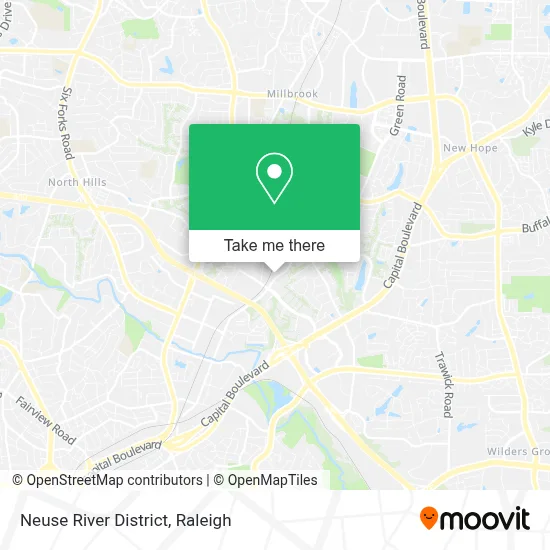 Neuse River District map