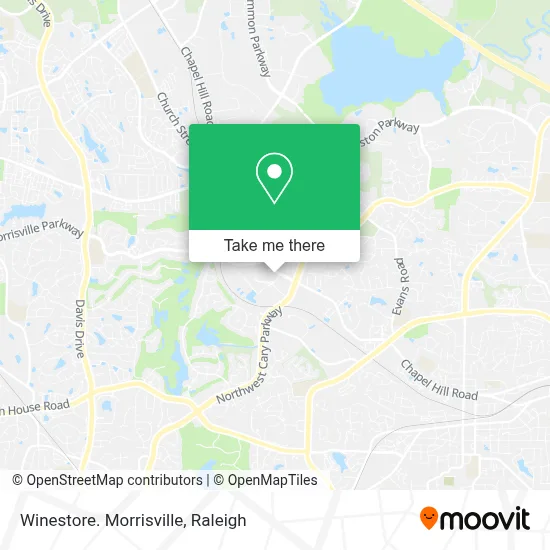 Winestore. Morrisville map