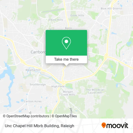 Unc Chapel Hill Mbrb Building map
