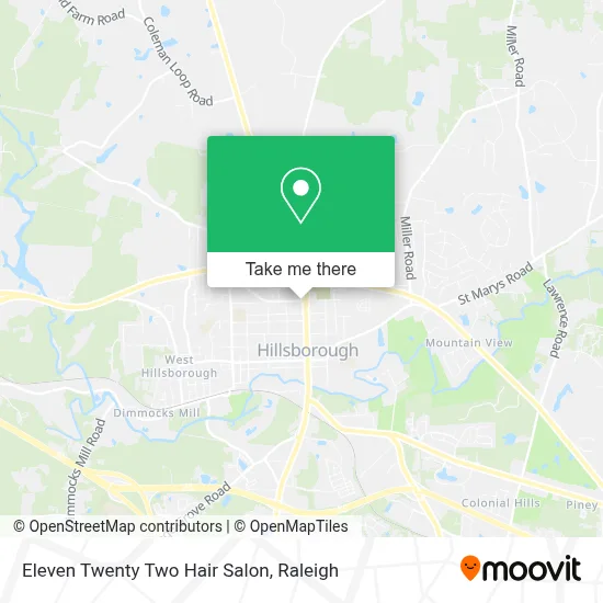 Eleven Twenty Two Hair Salon map