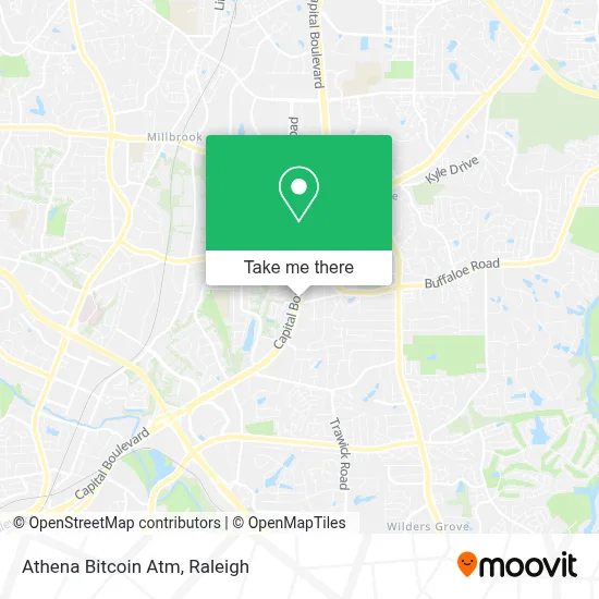 Athena Bitcoin Atm map