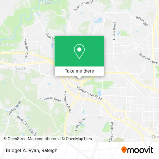 Bridget A. Ryan map