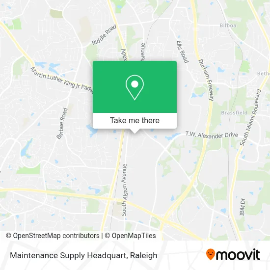 Maintenance Supply Headquart map