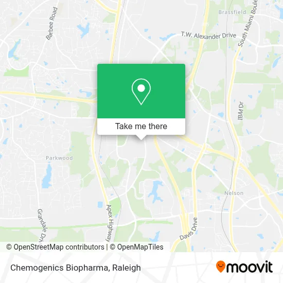 Chemogenics Biopharma map