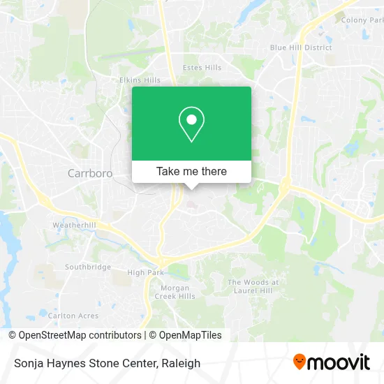 Sonja Haynes Stone Center map