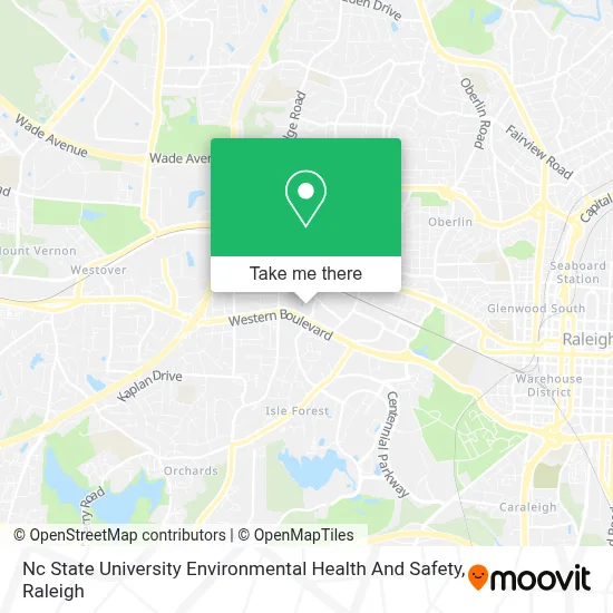 Nc State University Environmental Health And Safety map