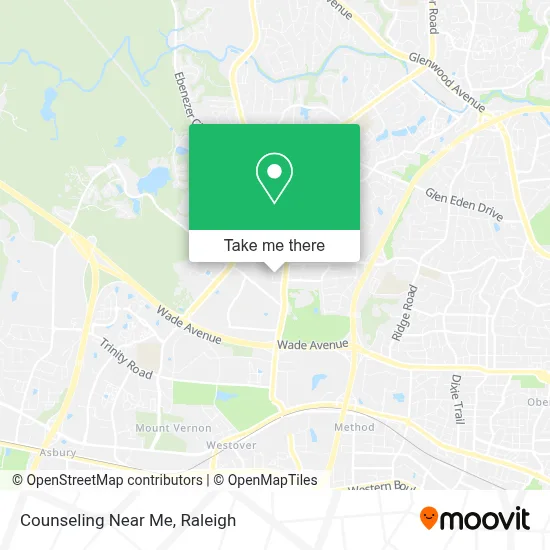 Counseling Near Me map