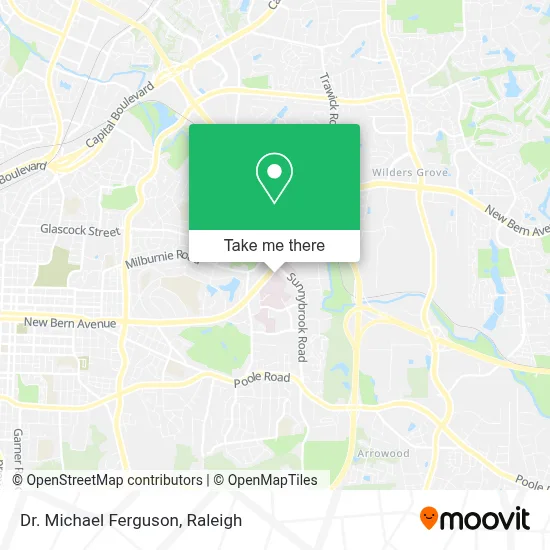 Dr. Michael Ferguson map