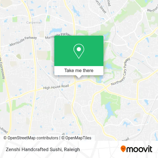Zenshi Handcrafted Sushi map