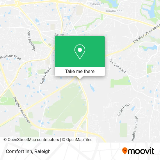 Comfort Inn map