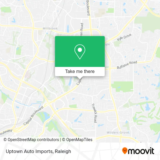 Uptown Auto Imports map