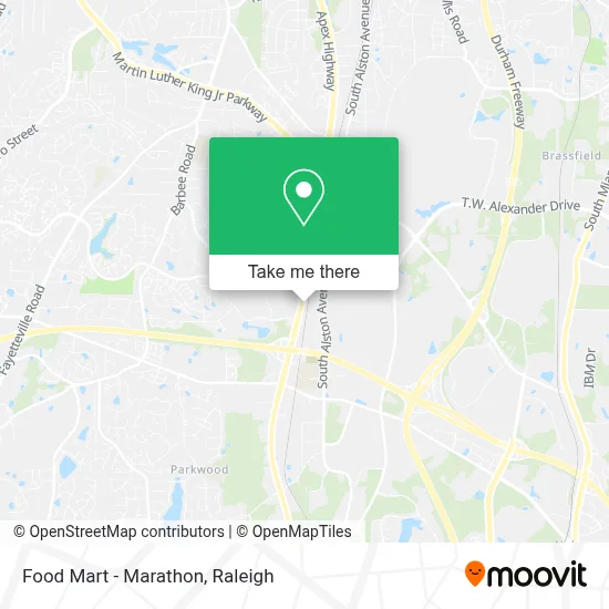 Food Mart - Marathon map