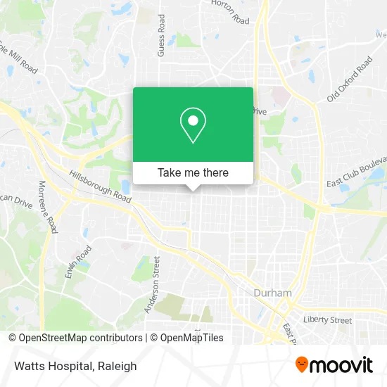 Watts Hospital map