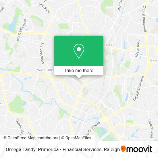 Omega Tandy: Primerica - Financial Services map