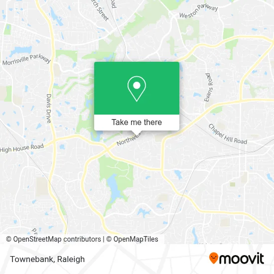 Townebank map