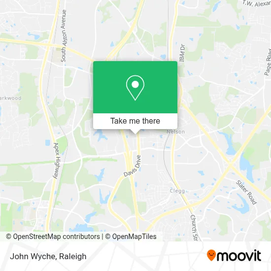 John Wyche map