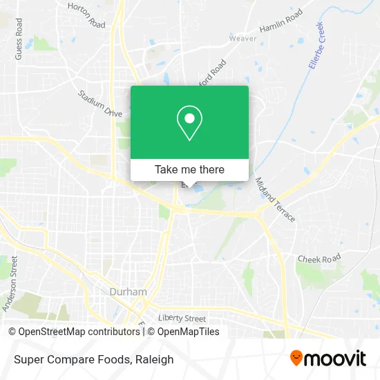 Super Compare Foods map