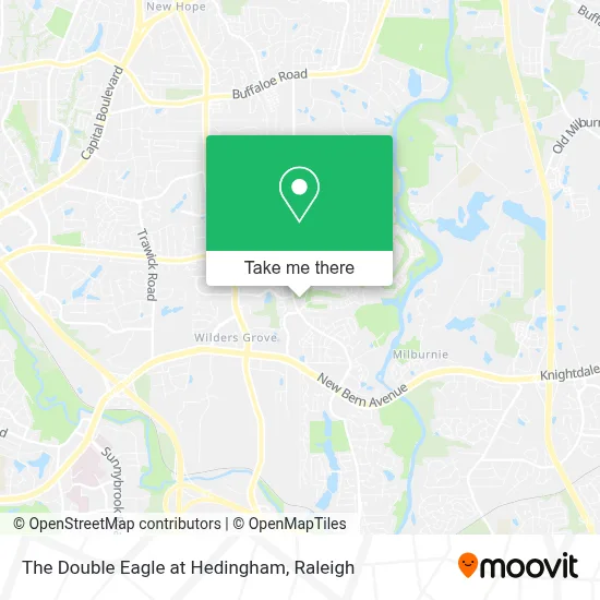 The Double Eagle at Hedingham map