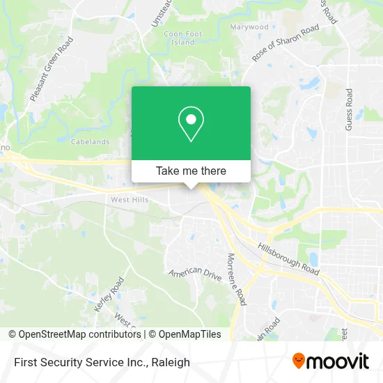 First Security Service Inc. map