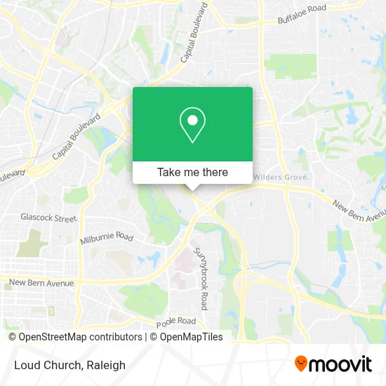 Loud Church map