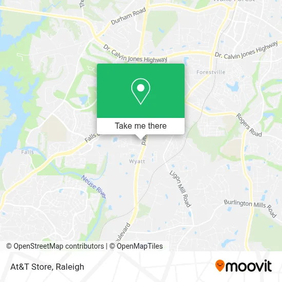 Mapa de At&T Store