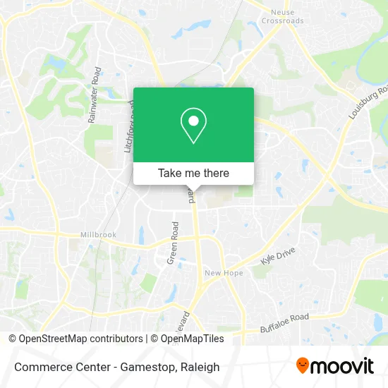 Commerce Center - Gamestop map