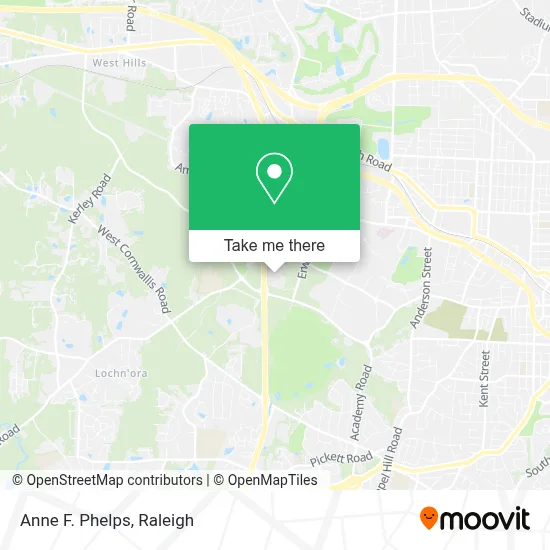 Anne F. Phelps map
