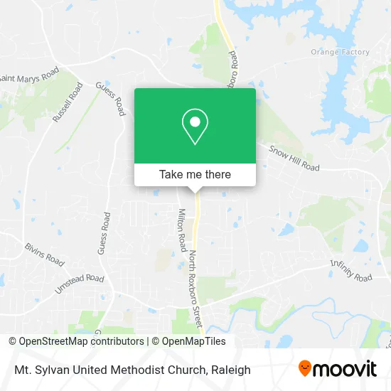 Mt. Sylvan United Methodist Church map