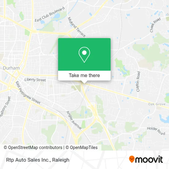 Rtp Auto Sales Inc. map