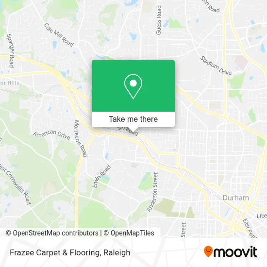 Frazee Carpet & Flooring map