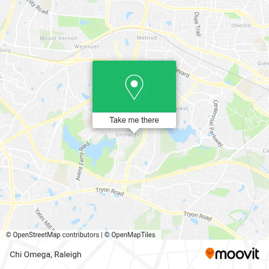 Chi Omega map