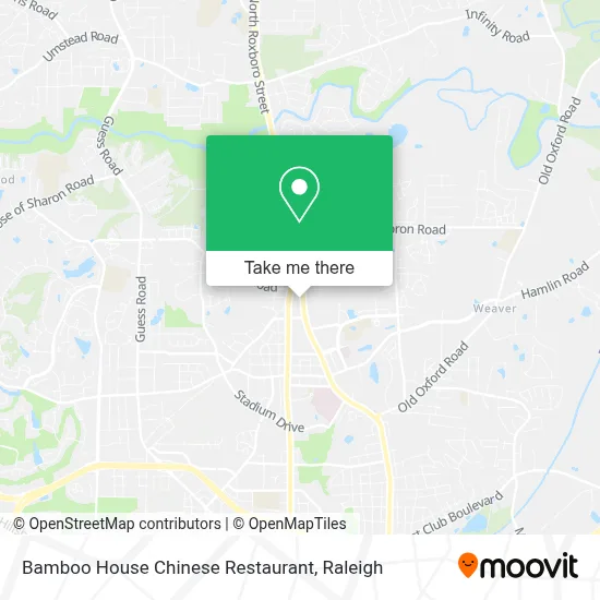 Bamboo House Chinese Restaurant map
