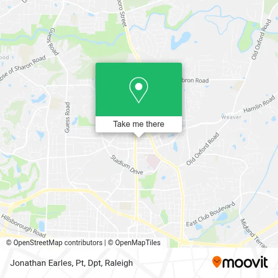 Jonathan Earles, Pt, Dpt map