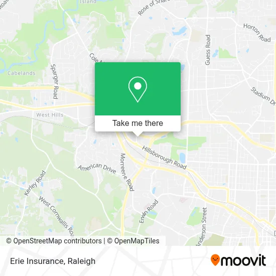 Erie Insurance map