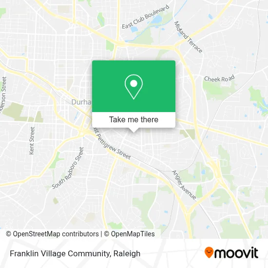 Franklin Village Community map
