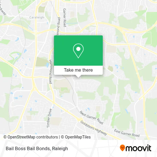 Bail Boss Bail Bonds map