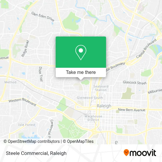 Steele Commercial map