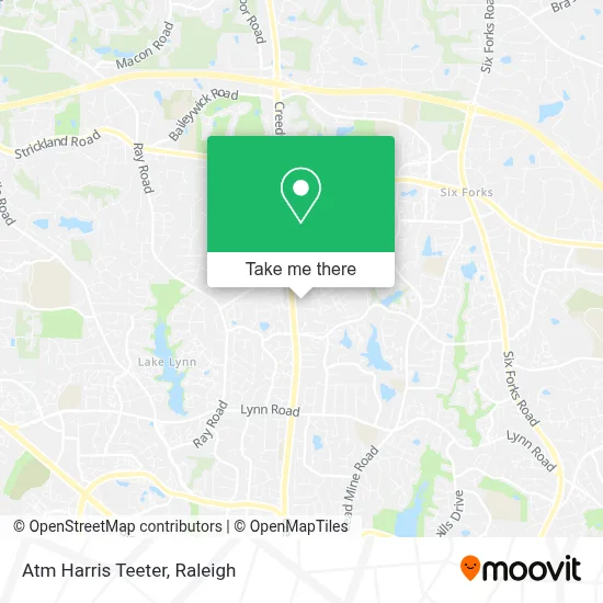 Atm Harris Teeter map